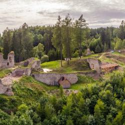 Hrad Pořešín u Kaplice, celkový pohled (Hrady na Malši, z.s.)