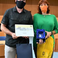 Krajské kolo Jihočeského kraje Zlatý erb 2020. Kategorie obce: první místo: Loučovice