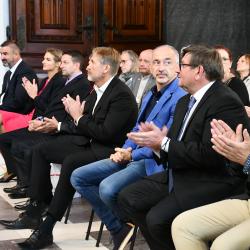 V Alšově jihočeské galerii v Hluboké nad Vltavou byly dnes předány Ceny hejtmana Jihočeského kraje za zachování a rozvoj lidových tradic.