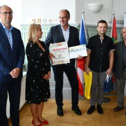 Kategorie Nejlepší webové stránky města Jihočeského kraje: 2. MÍSTO: Český Krumlov .