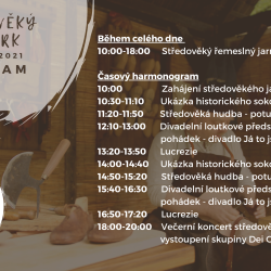 Pozvánka na Středověký jarmark - program.