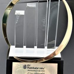 Cena EY Podnikatel roku 2021 Jihočeského kraje.