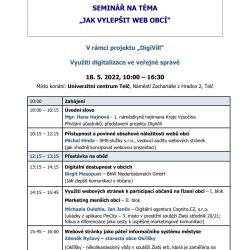 Seminář "Jak vylepšit web obcí"