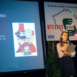 Vítejte u nás. Tuto mezinárodní soutěž prezentačních dovedností pořádá Střední škola obchodní.