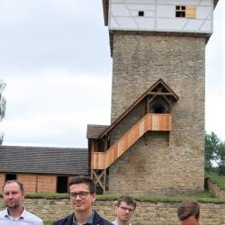 První náměstek hejtmana Talíř při slavnostním otevření: Tvrz v Tiché bude letos jednou z hlavních turistických novinek na jihu Čech.