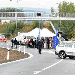 Kraj zprovoznil napojení průmyslové zóny Tábor východ s Vožickou ulicí o dva měsíce dříve.