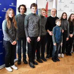 Kraj ocenil medailisty z her X. zimní olympiády dětí a mládeže ČR