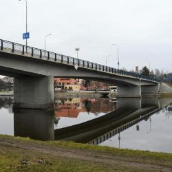 Most v Týně nad Vltavou.