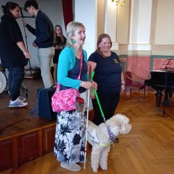 Benefiční koncert pro Hafíka na Gymnáziu Prachatice.