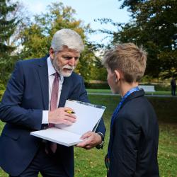 Prezident Pavel přijal na Hradě sportovce, trenéry i realizační týmy.