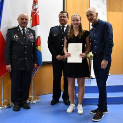 Hejtman Jihočeského kraje Martin Kuba ocenil v úterý 12. listopadu jihočeské dobrovolné hasiče za vzornou reprezentaci Jihočeského kraje na celorepublikových soutěžích. 