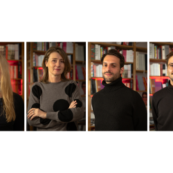 Autoři nové vizuální identity Jihočeského kraje Klára Kvízová, Matyáš Bartoň, David Šrot, Lucie Kvapilová | Zdroj: Klára Kvízová Graphics.