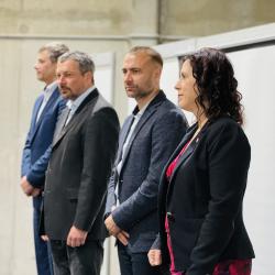 Náměstek hejtmana Jihočeského kraje pro oblast školství David Štojdl zahájil výstavu Vzdělání a řemeslo 2024.