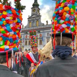 Masopustní průvod České Budějovice.