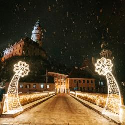  Nasvícený Krumlov.