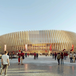 Vítězný návrh od britsko-českého týmu WilkinsonEyre + Boele architekti.