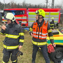 Srážka vlaků u Zlivi. Zdroj: HZS JčK