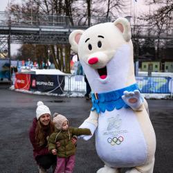 Českobudějovické Výstaviště ožilo olympijskou atmosférou. Foto: Léa Decroix, ČOV.
