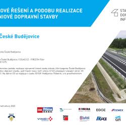 Jižní tangenta České Budějovice získala cenu za celkové řešení a podobu realizace významné liniové dopravní stavby. Porota ocenila zejména význam komunikace pro dopravu v krajském městě i její architektonické a technické provedení.