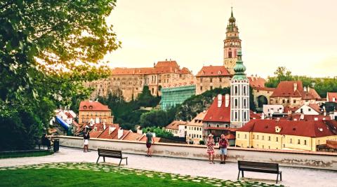 Český Krumlov - vyhlídka (autor: ČeskýKrumlovRegion)