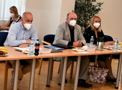 Společné jednání Rady Jihočeského kraje a Rady Českých Budějovic dne 15. června 2021.