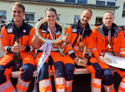 Rallye Rejvíz®: 1. místo v kategorii FREESTYLE - RZP Jindřichův Hradec (Václav Ošmera, Jakub Matoušek, Stanislav Haruda, Kristýna Vlková).
