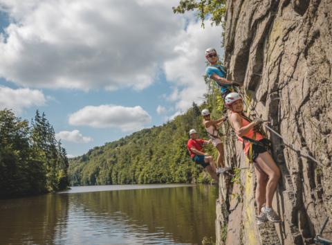 Ferrata Hluboká nad Vltavou (autor: Stanislav Janů)