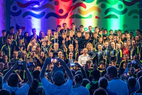 Oheň Olympiády dětí a mládeže uhasl. Podruhé vyhrálo Hlavní město Praha.