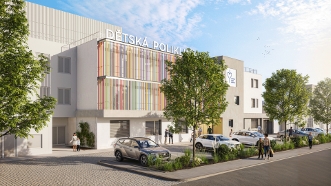 Stavba Jihočeské dětské polikliniky v Českých Budějovicích začala.