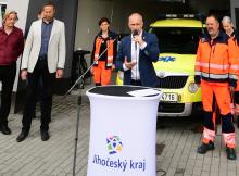 Slavnostní otevření výjezdové základy ZZS JčK ve Veselí nad Lužnicí