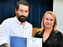 Náměstkyně hejtmana Jihočeského kraje Lucie Kozlová předala ceny Spokojený zákazník Jihočeského kraje.