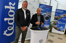 Stanislav Zeman, generální ředitel Čedoku a jihočeský hejtman Martin Kuba.