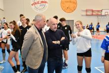 Prezident VK Jihostroj Jan Diviš a hejtman Jihočeského kraje Martin Kuba.