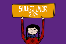 Suchej únor.