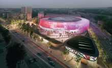 Vítězný návrh od britsko-českého týmu WilkinsonEyre + Boele architekti.