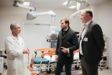 Ministr zdravotnictví Adam Vojtěch navštívil Nemocnici České Budějovice.