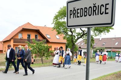 Hejtmanka Ivana Stráská v Předbořicích