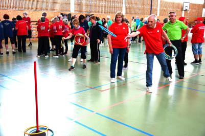 V úterý 29. dubna 2025 se ve sportovní hale v Hrdějovicích u Českých Budějovic uskutečnilo slavnostní krajské finále třetího ročníku Sportovní ligy seniorů 2024/2025. 